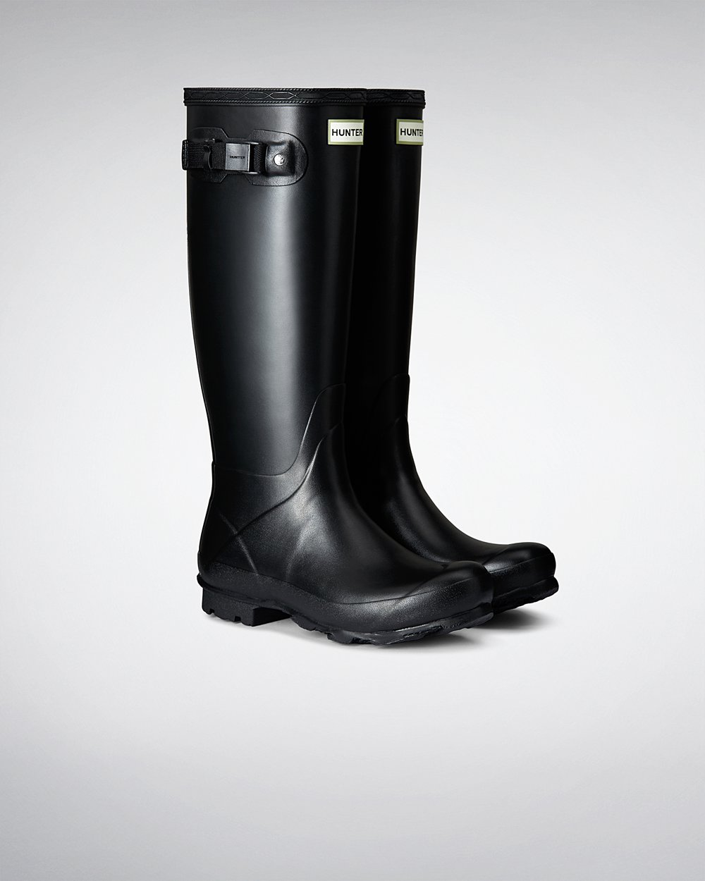 Botas de Lluvia Altas Hunter Mujer - Norris Field - Negros - UNWCFJK-60